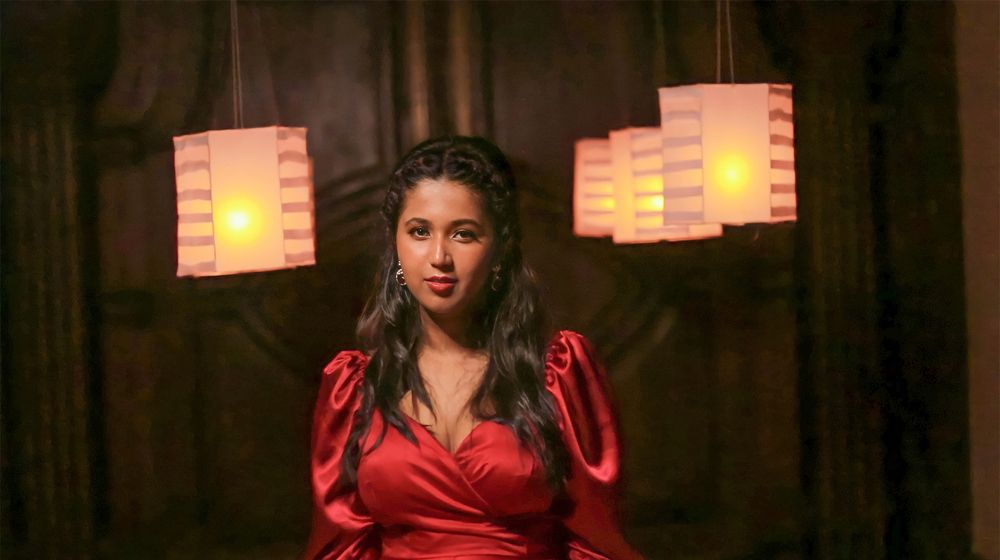 Girl being emotional