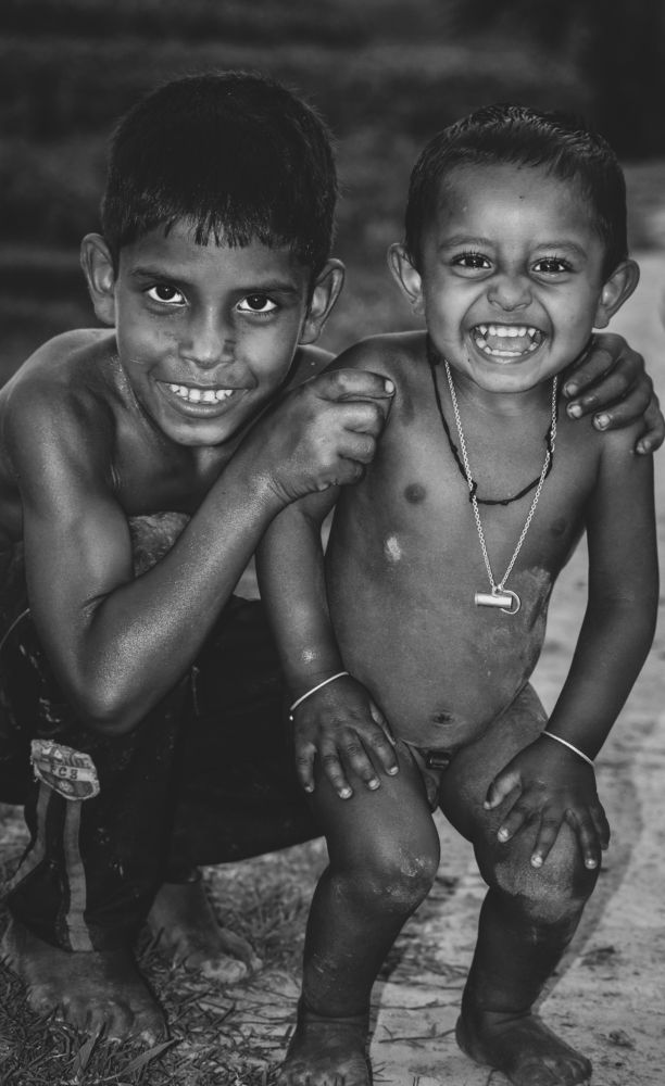 The smiling face of childhood