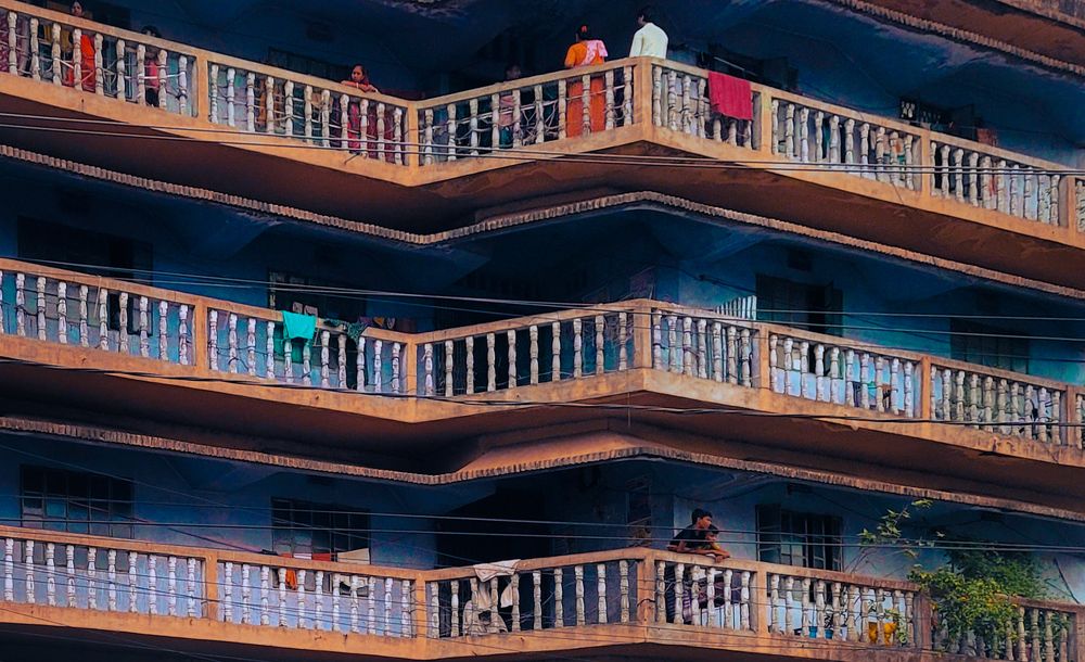 Balconies.
