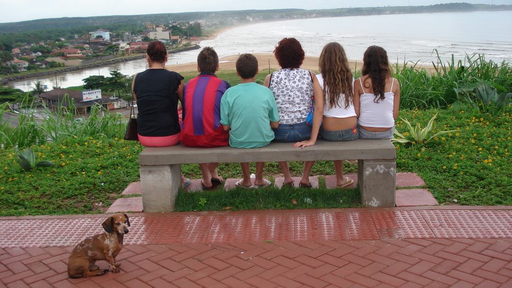 Esperando o dono para irmos embora.