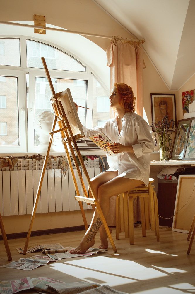 В мастерской