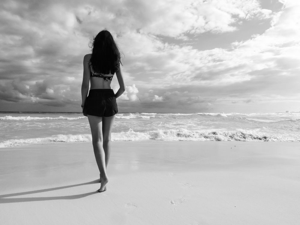 Ella es un mar con momentos de mujer