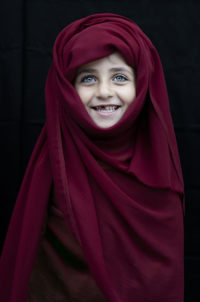 Portrait of an Iranian Kurdish girl