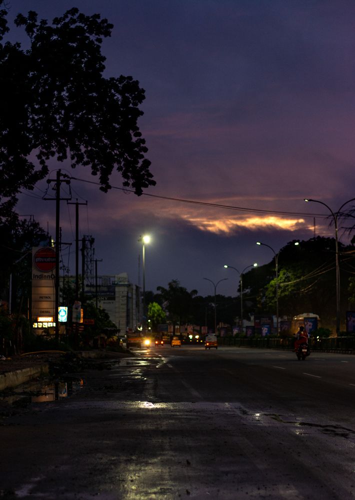 The Calm after Heavy Rains