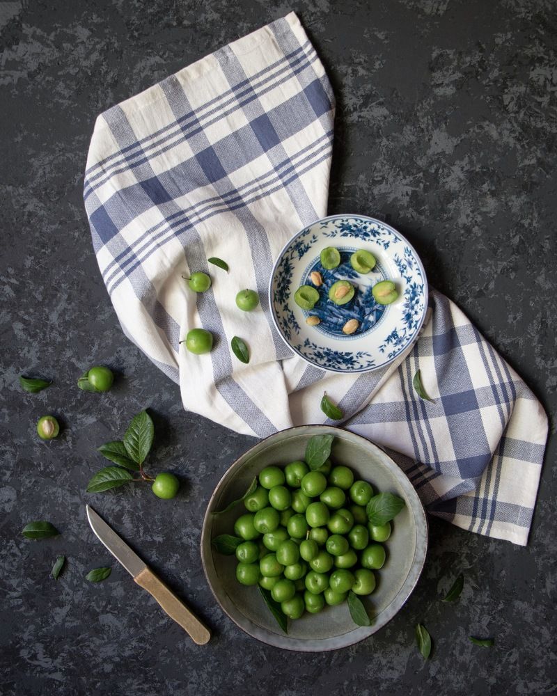 Green plums