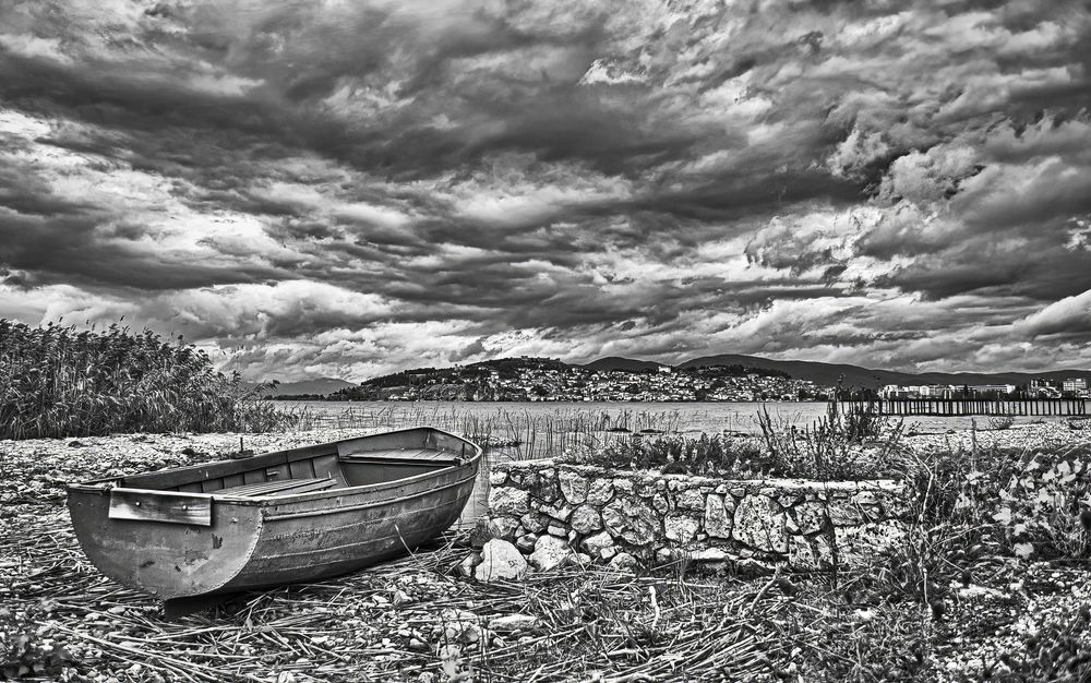 Calm before the storm over my city Ohrid.