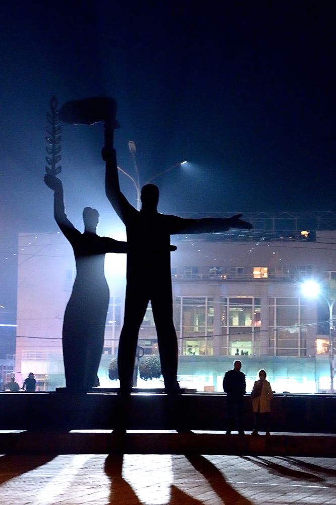Man and Woman. Novosibirsk