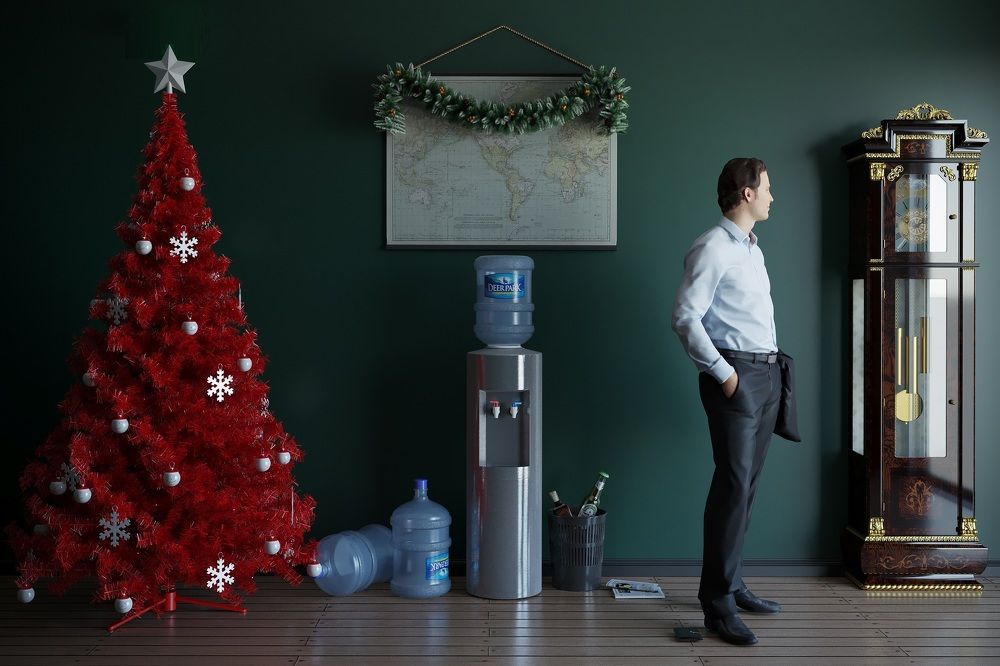 Новогодний корпоратив, конец