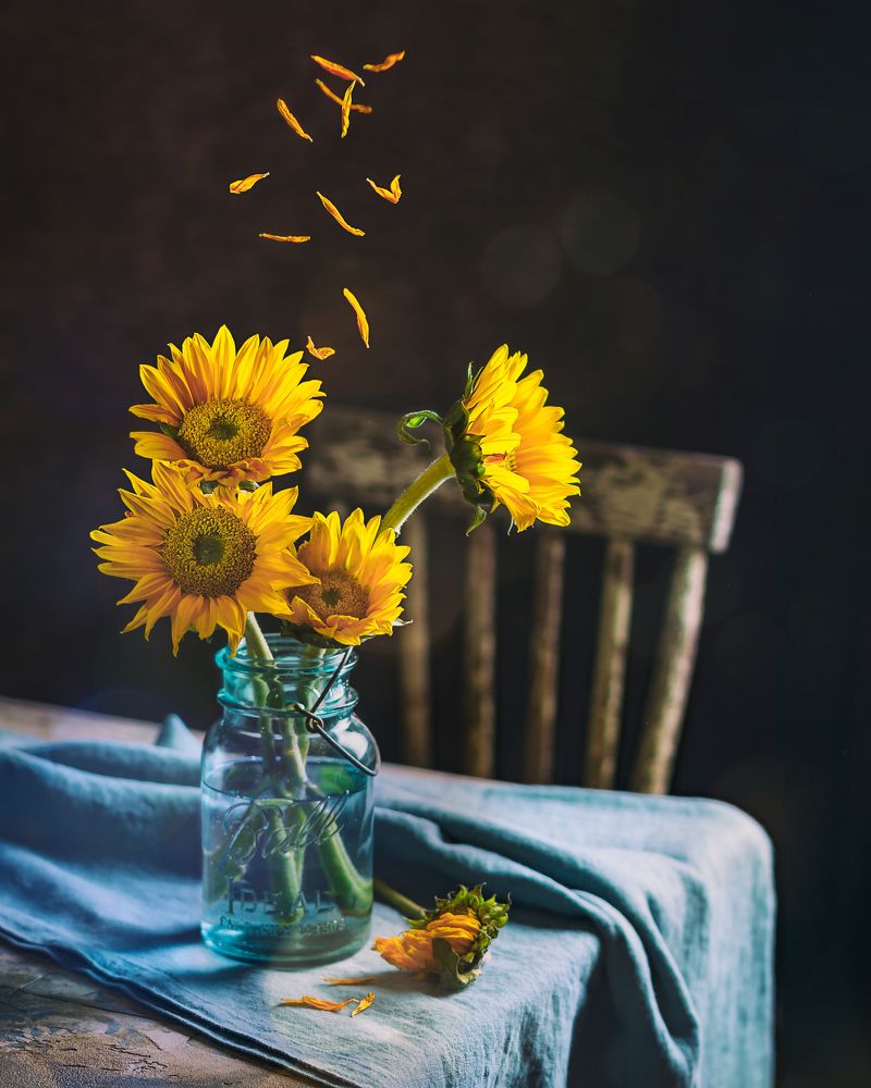 Still Life With Sunflowers