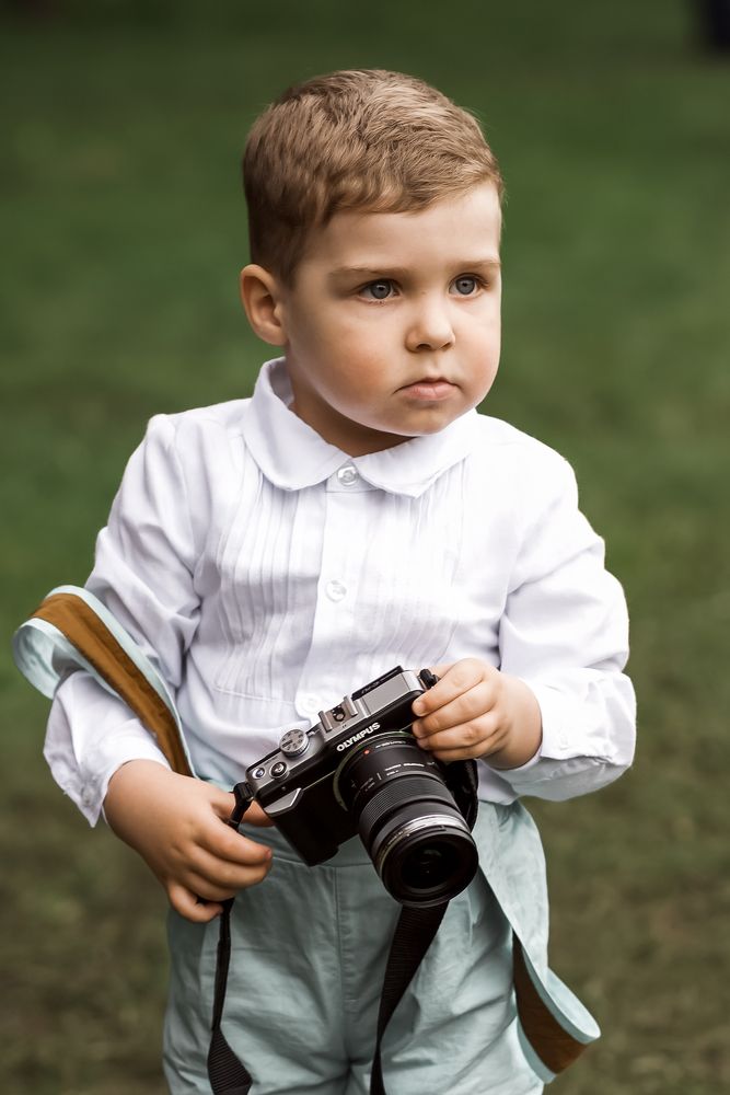 Юный фотограф.