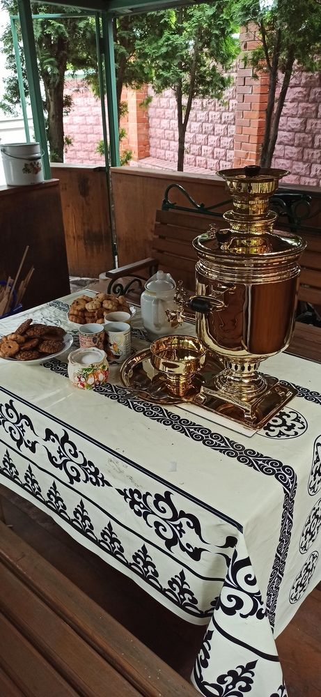 Самовар на дровах.