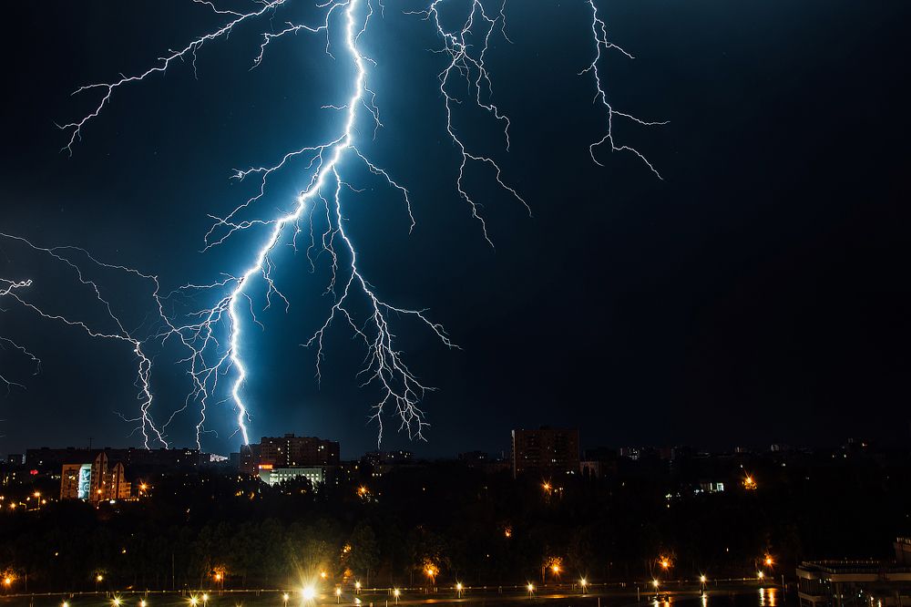 Lightning over Togliatti