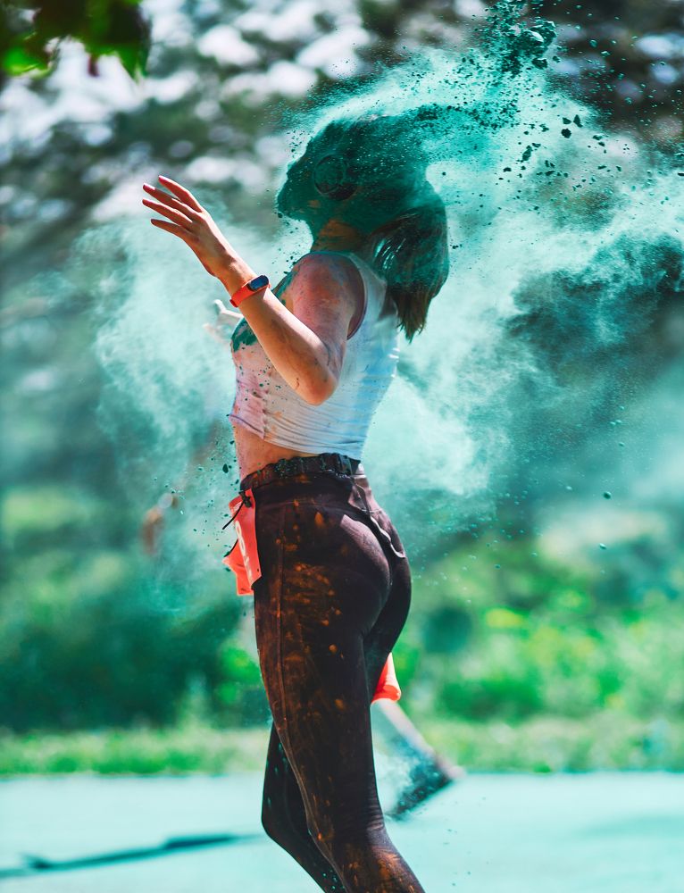 Красочный забег. Красноярск 2022.