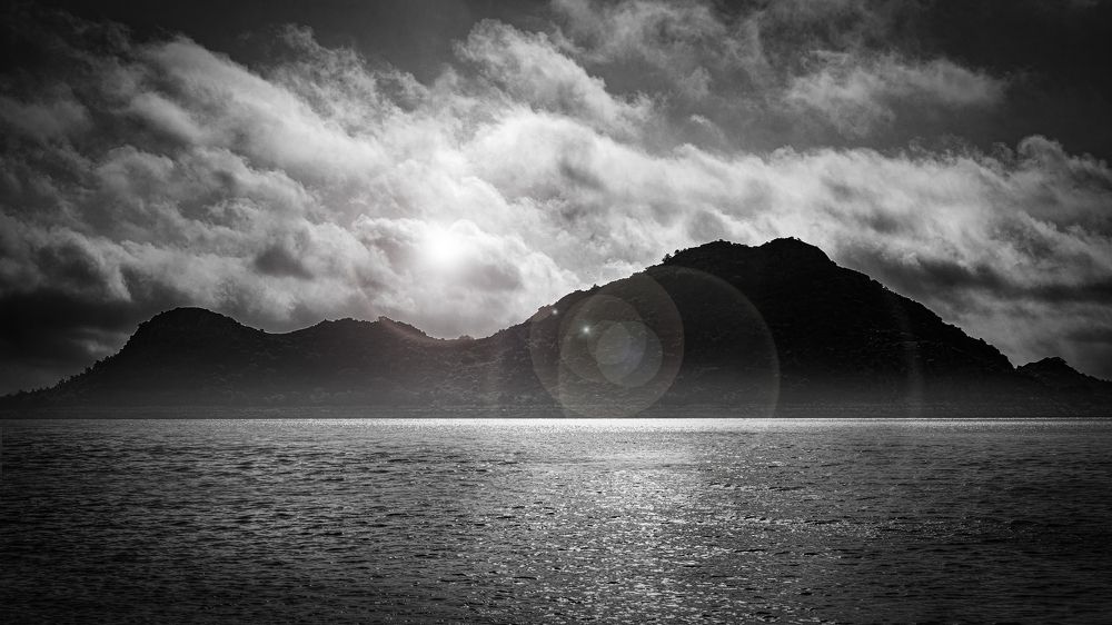 Shadowed Quartz Mountain