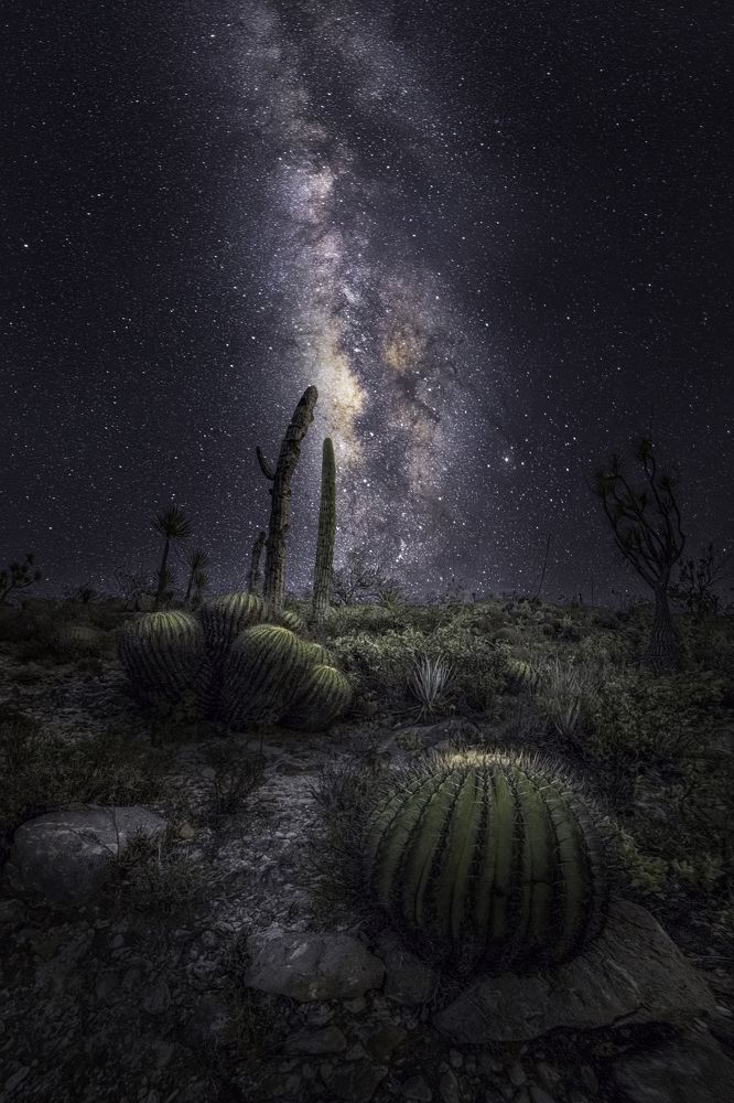 Moonset Night at the Valley of Eternity