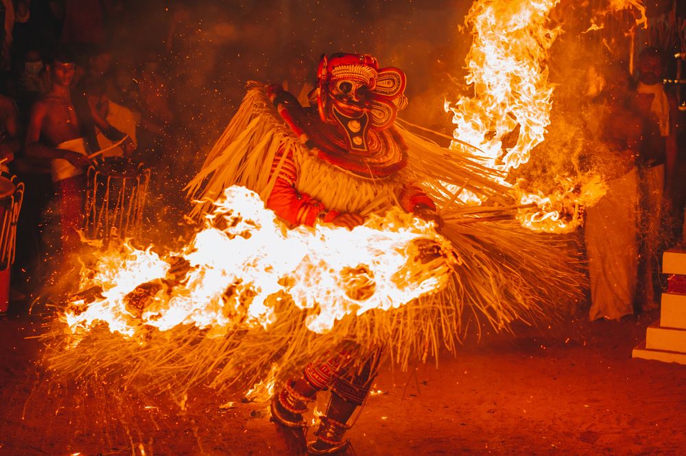 Agni bhairavan theyyam
