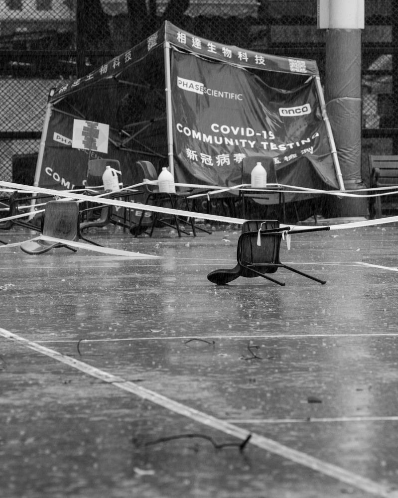 Typhoon chaba and covid 19 community testing centre