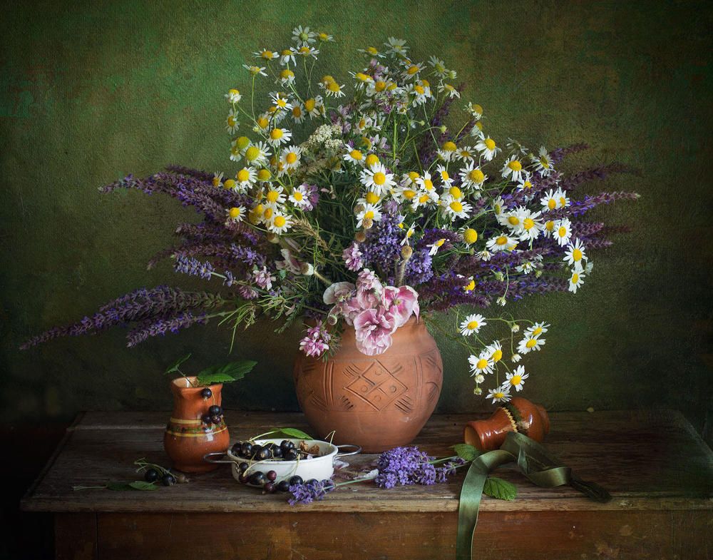 Полевые и чёрная смородина