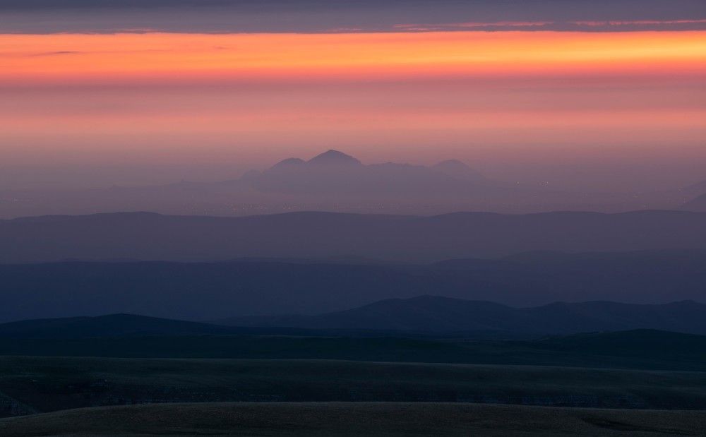 Рассвет на плато Канжол