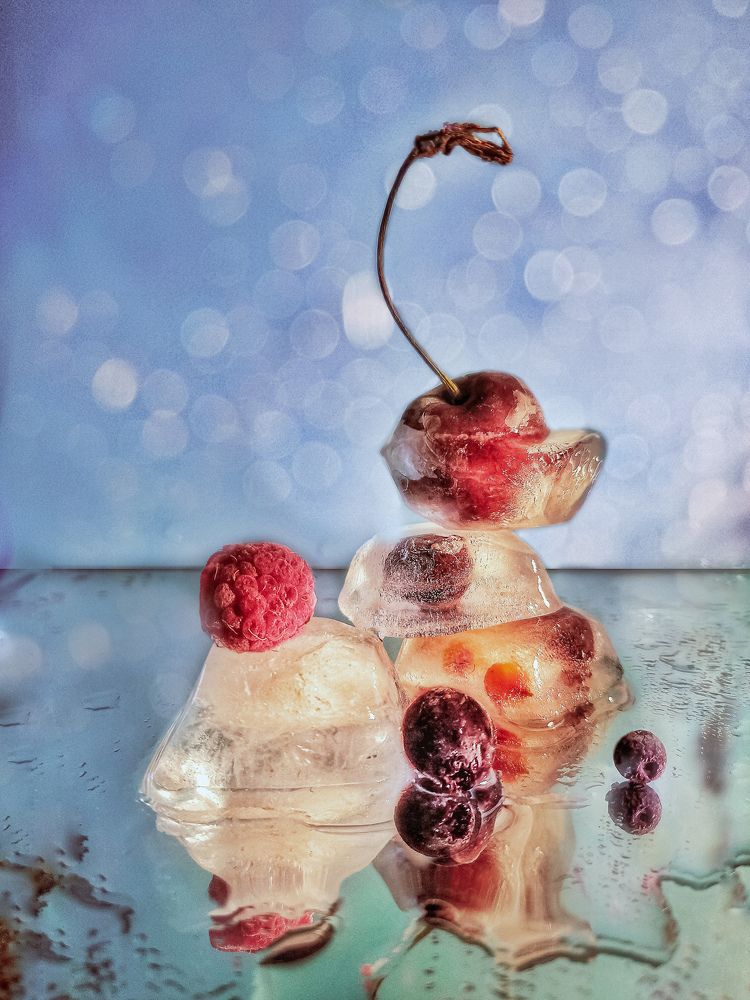 Вишенка  и лёд!