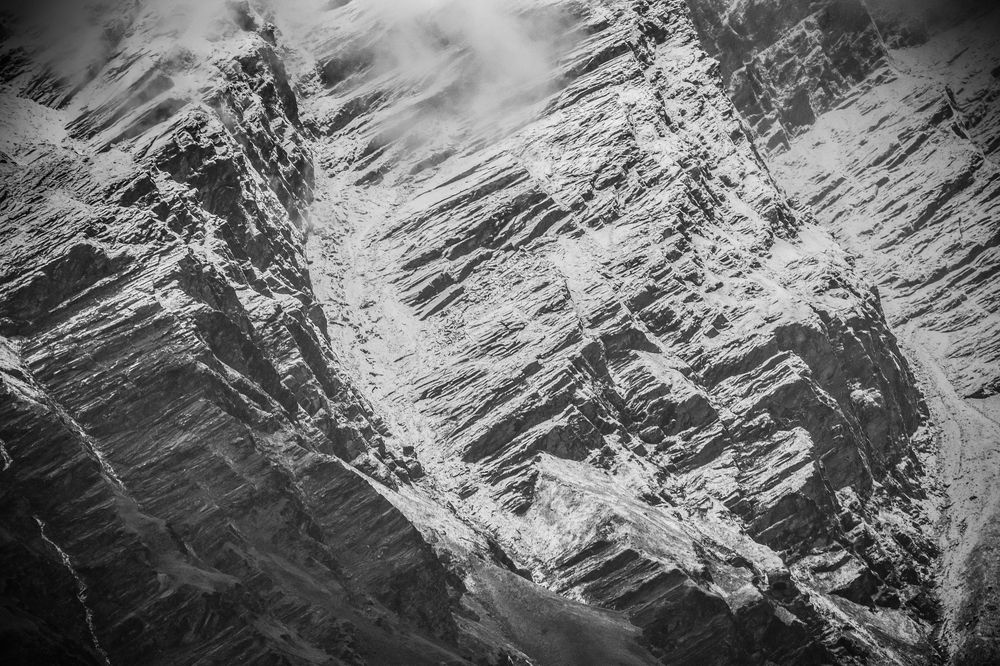 Close view of texture of Mountain