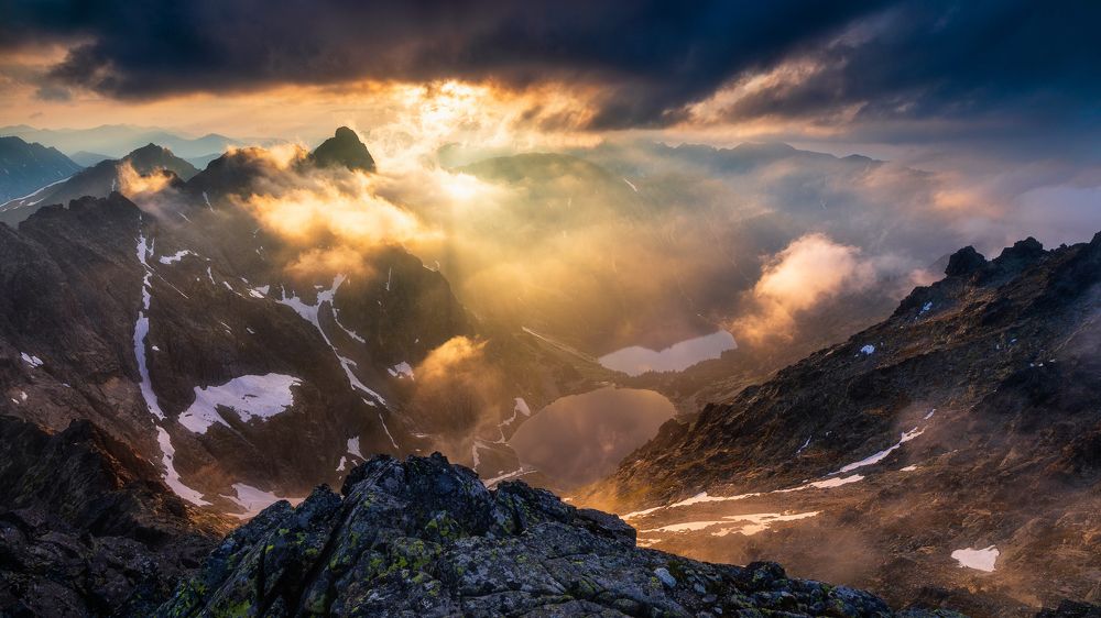 Evening in the mountains