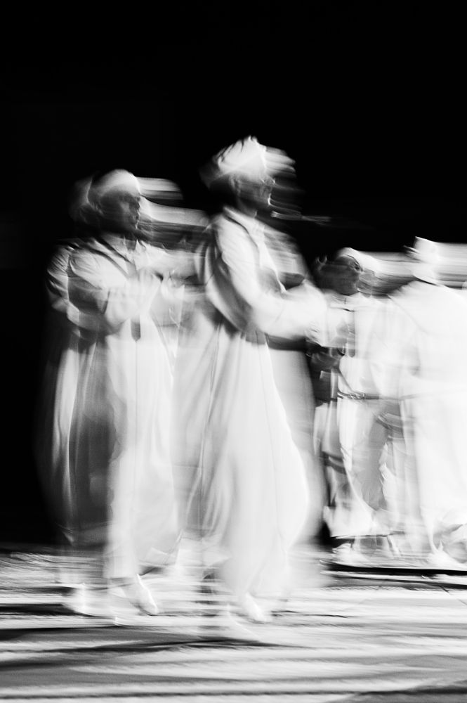 The magic of the blue Dance of Ahwach