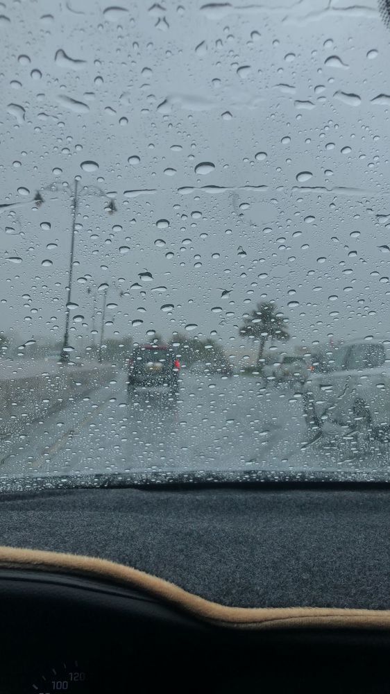 Rain in the streets of Muscat