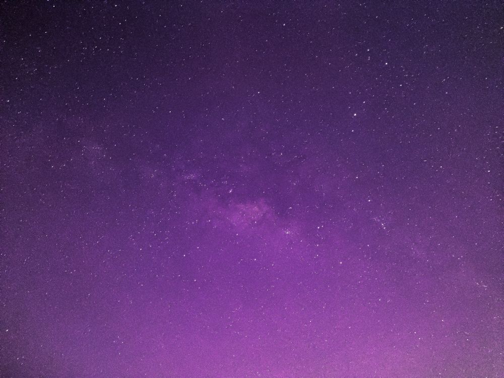 Purple/violet milky way