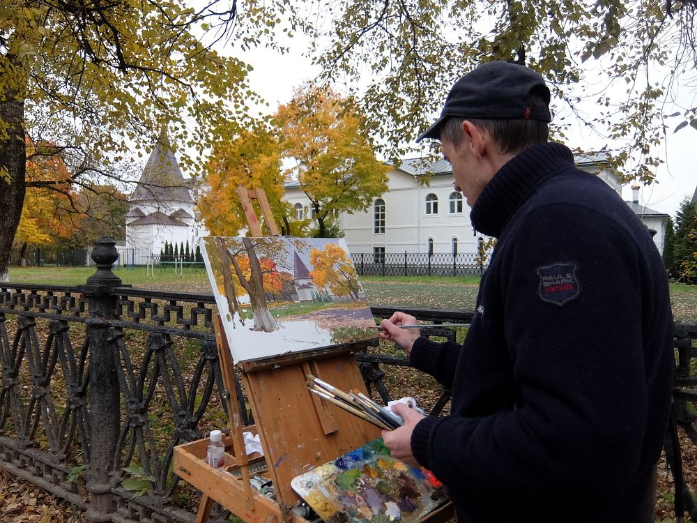 Нарисуй художник осень...