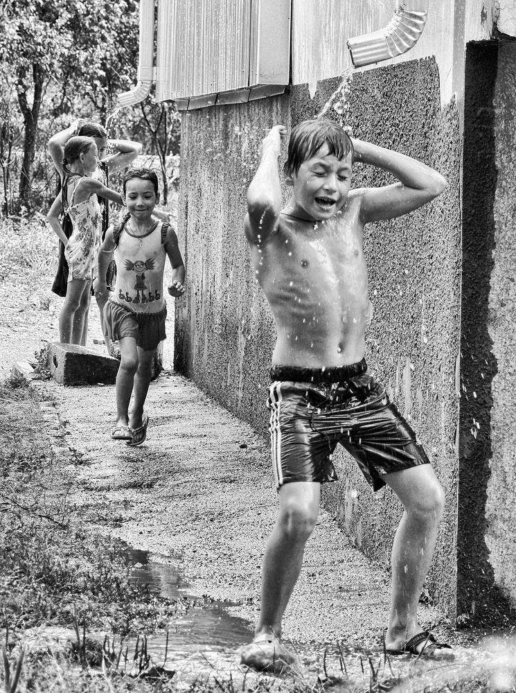 Летний душ.