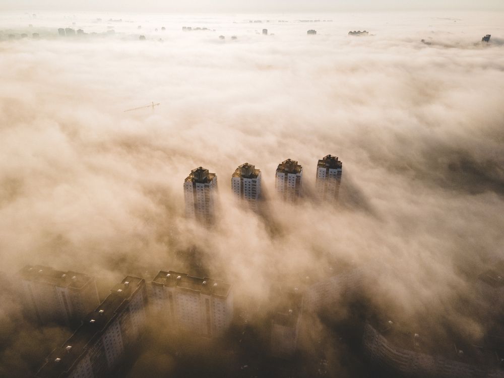 Город в тумане