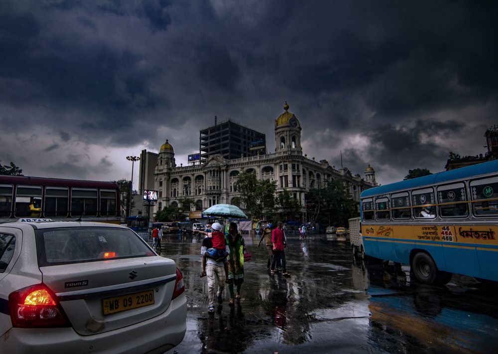 A rainy afternoon in Kolkata