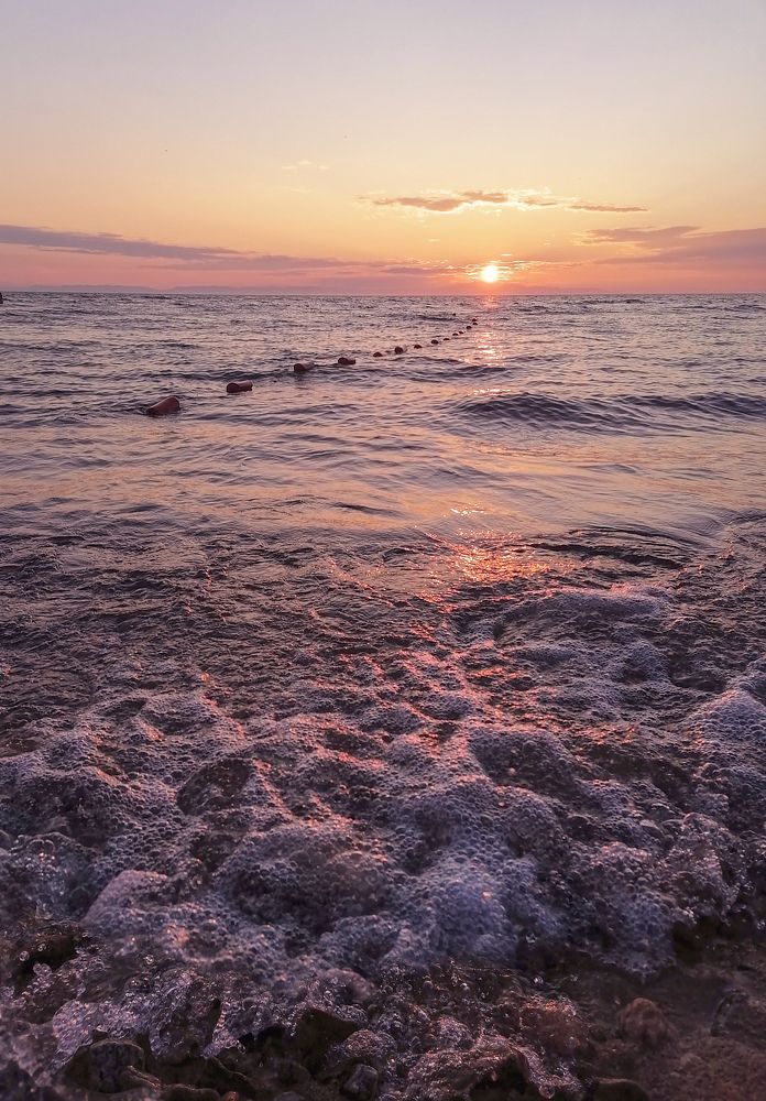 Закат на Байкале