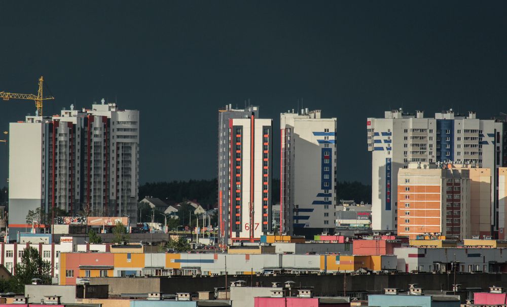 Витебск. Новый микрорайон Черемушки. Наблюдаем за ростом:)