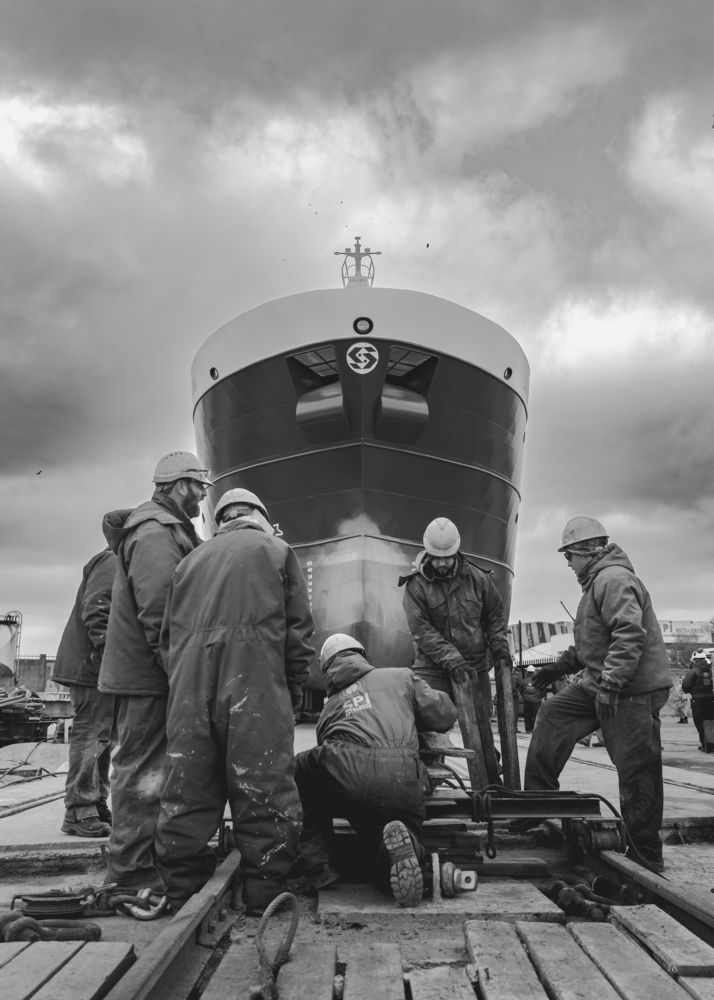 Trabajadores portuarios de Mar del Plata