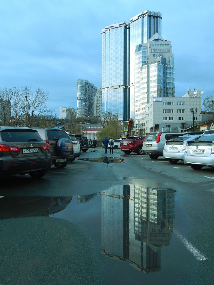 Skyscraper and Street.