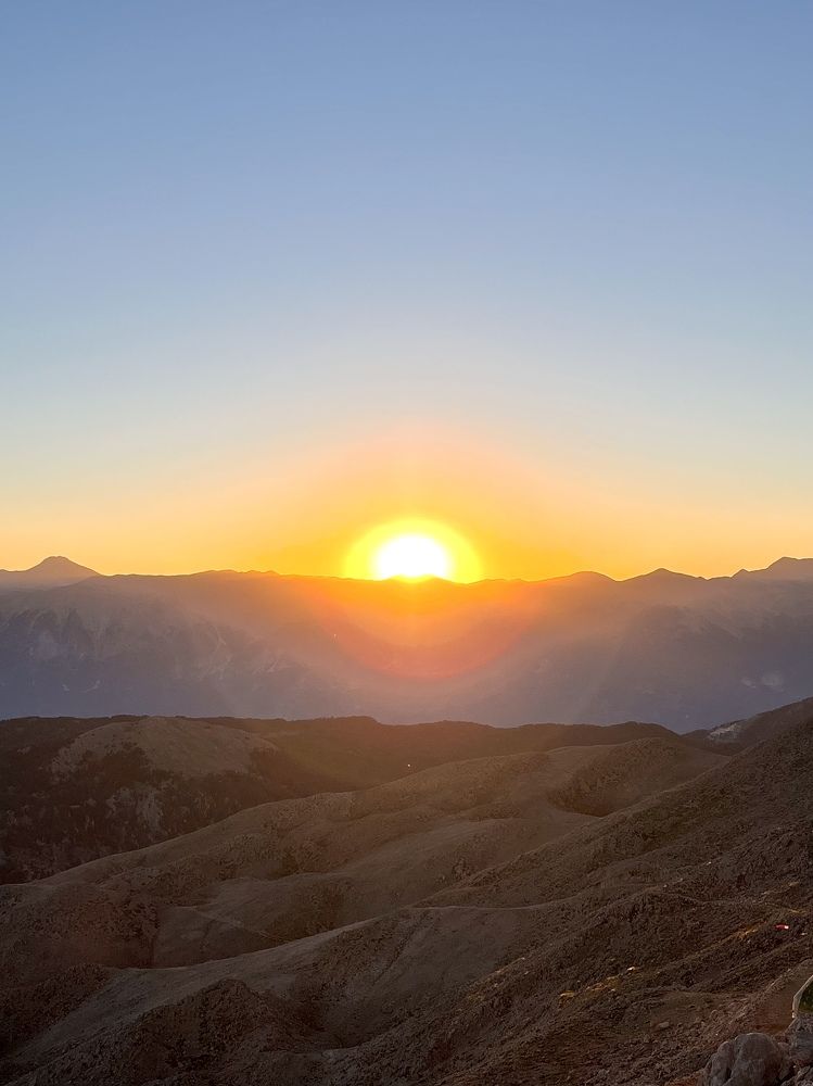 Закат на высоте 2365 м