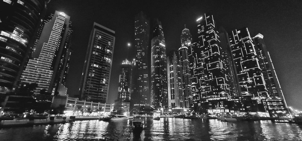 Ночной Дубай