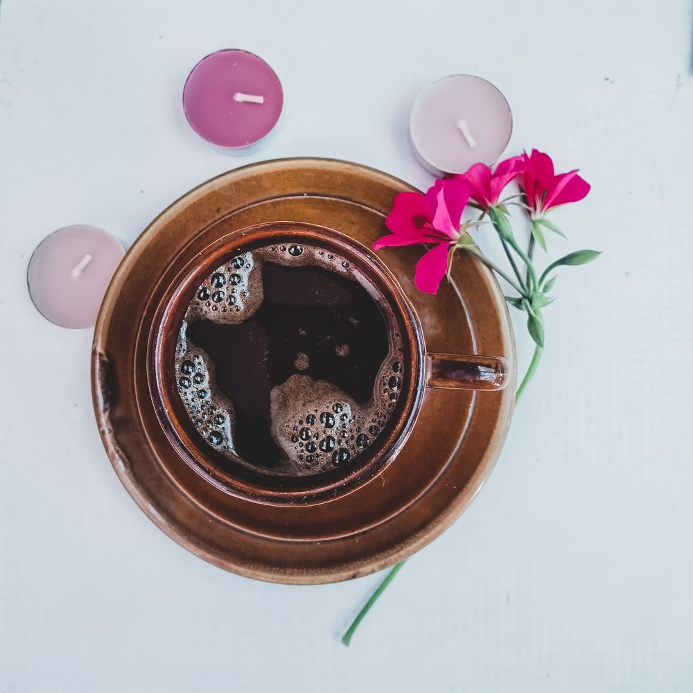 Morning coffee and details