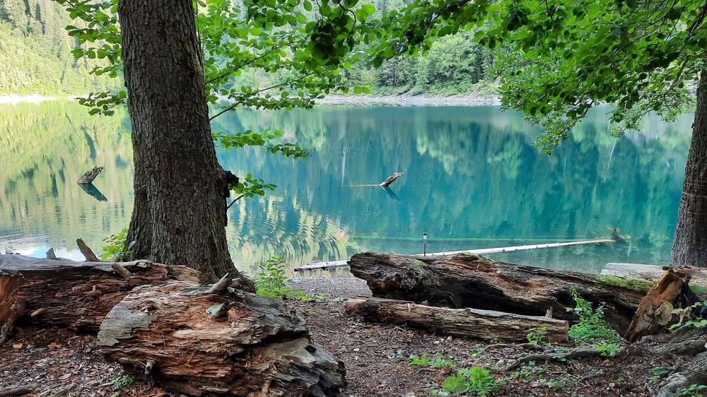 Оз. Малая Рица (1235м)