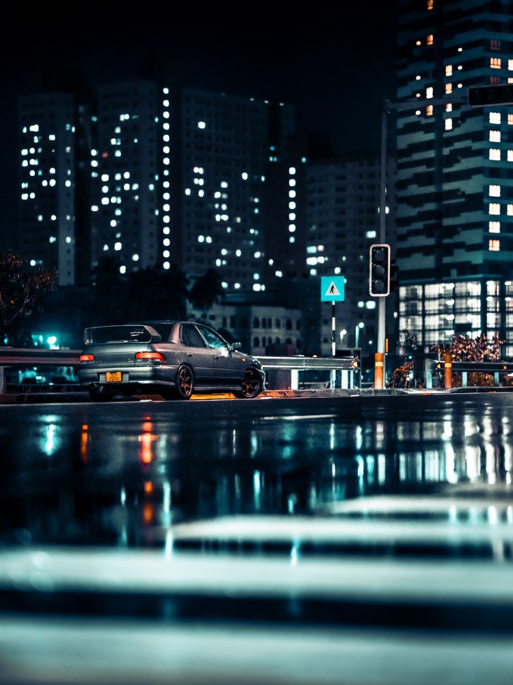 Fast cars and skylines