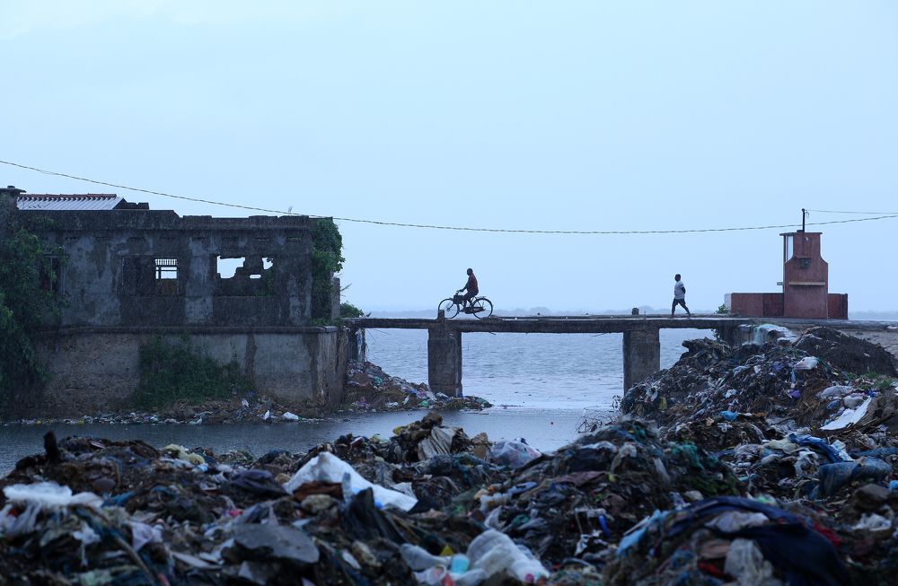 Gurunagar Most Polluted coastal belts in Jaffna.