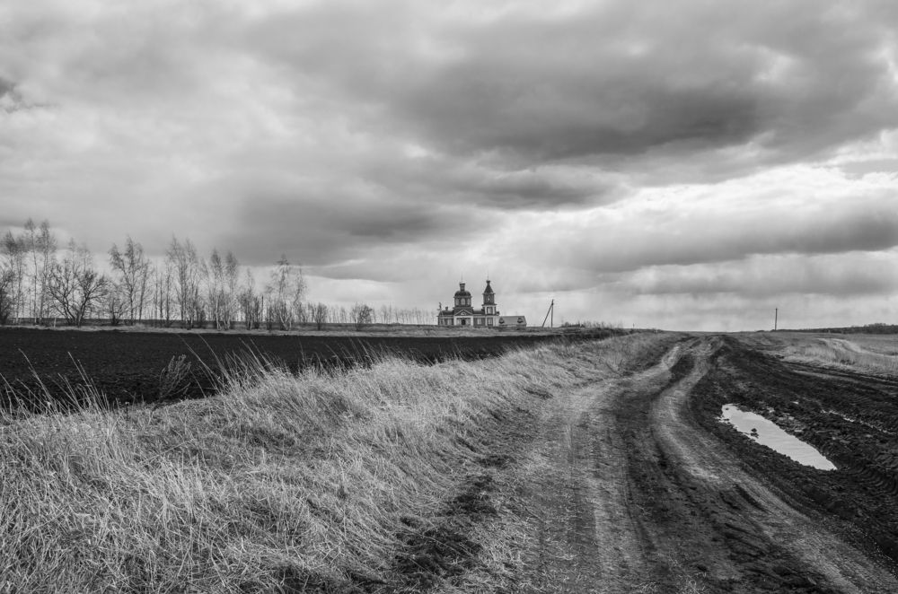 Деревенская часовня.  Village chapel.