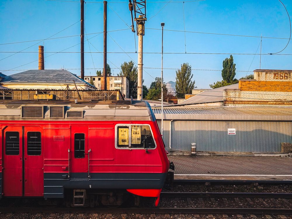Morning at Mineralnye Vody station