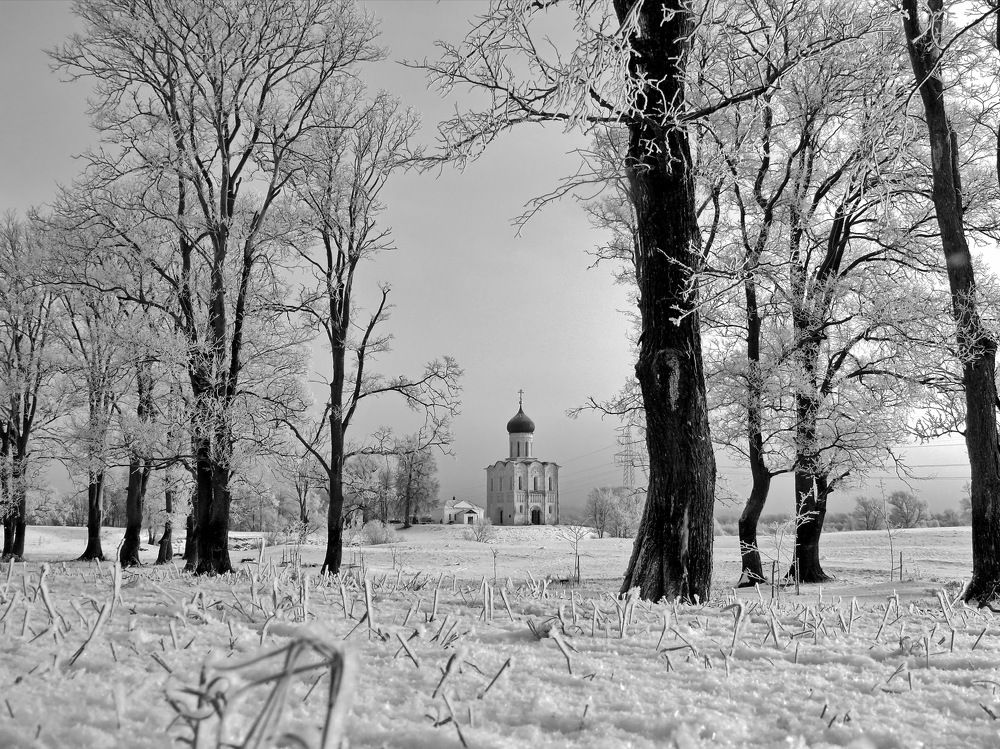 Зимний день.