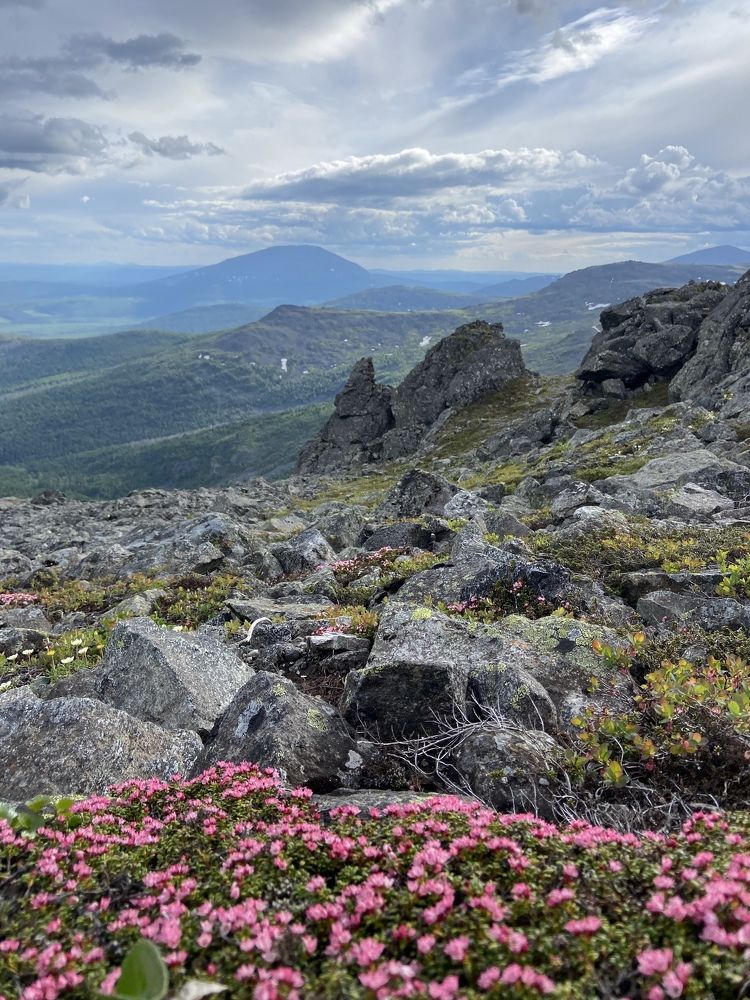 Уральские горы, вид на г. Конжак