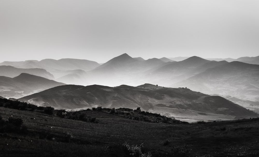 The serie of mountains