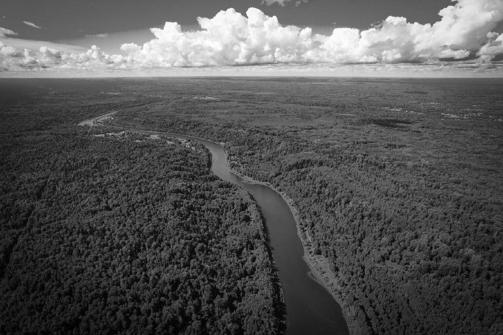 В небесах над Мстой рекой.