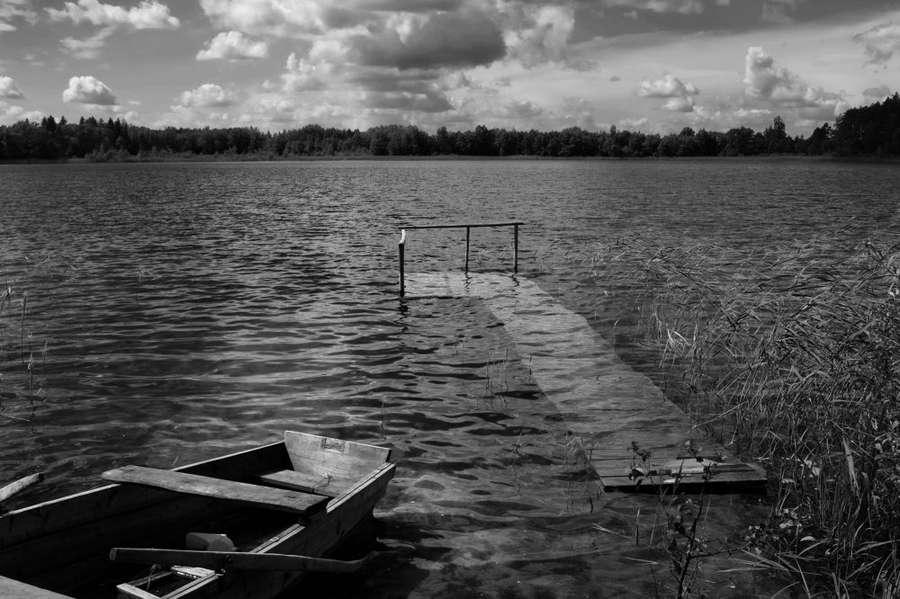 The Beloe Lake, North Belarus.